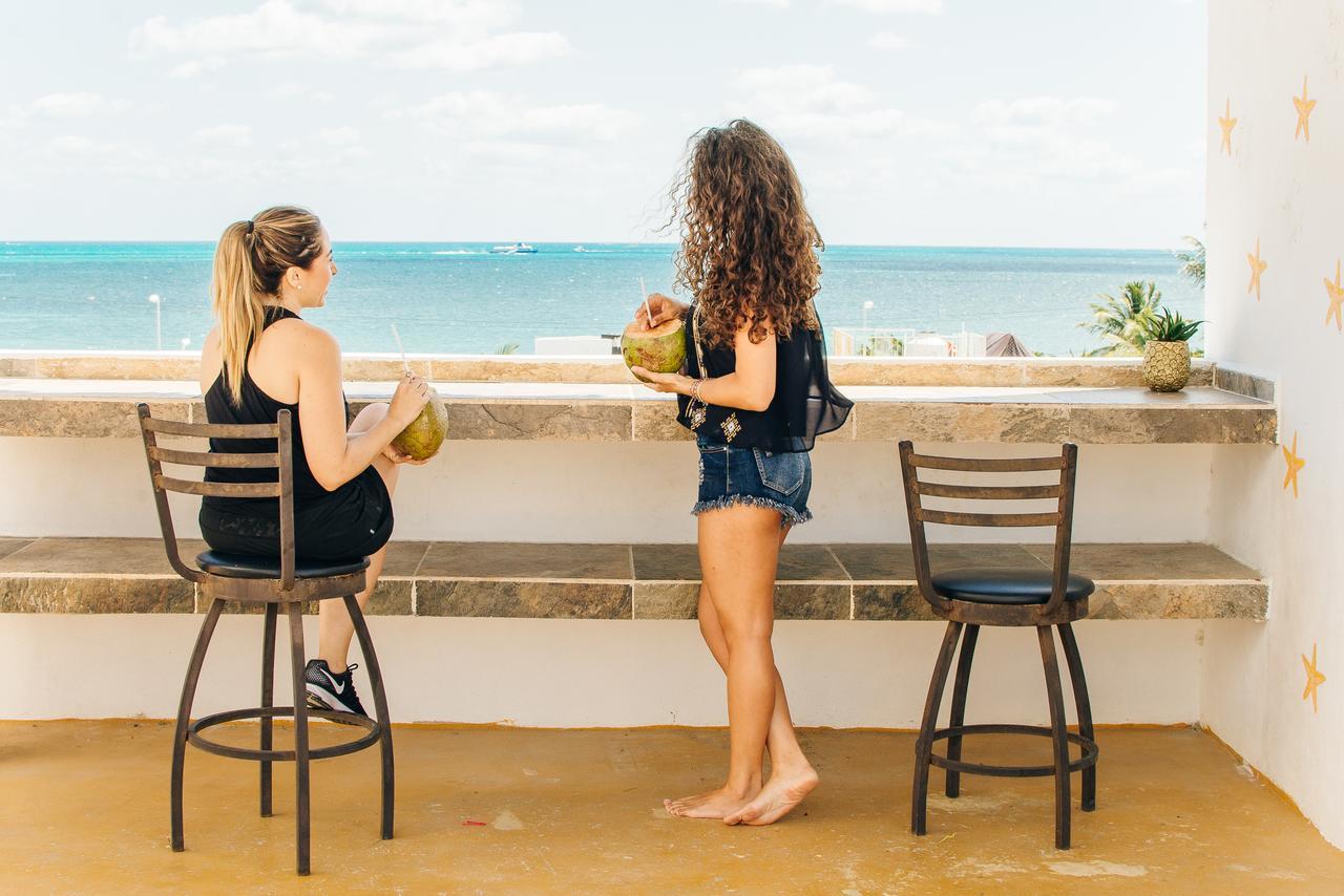 The Mermaid Hostel Beach (Adults Only) Cancún Exterior foto